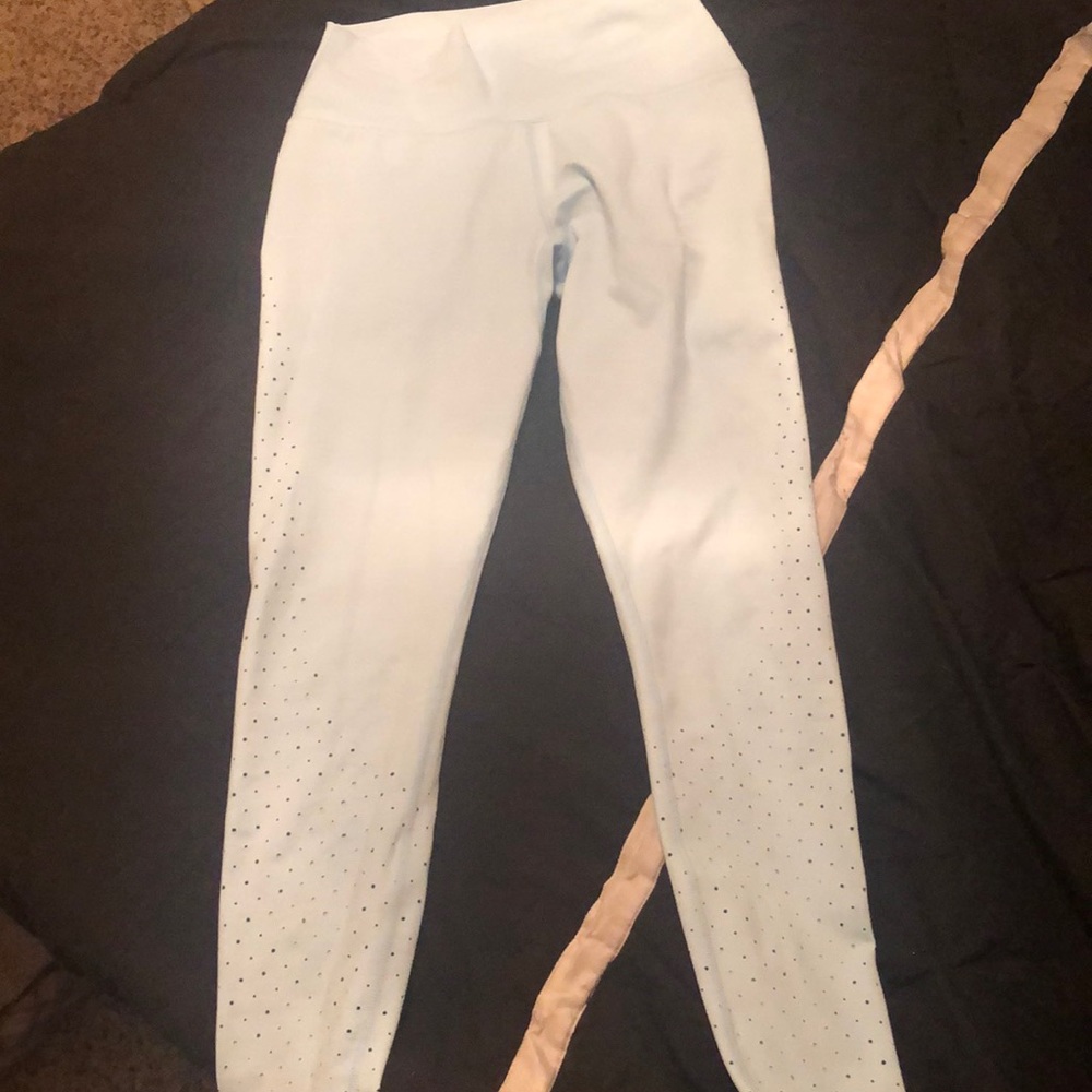 Light blue buff bunny Allure leggings.
